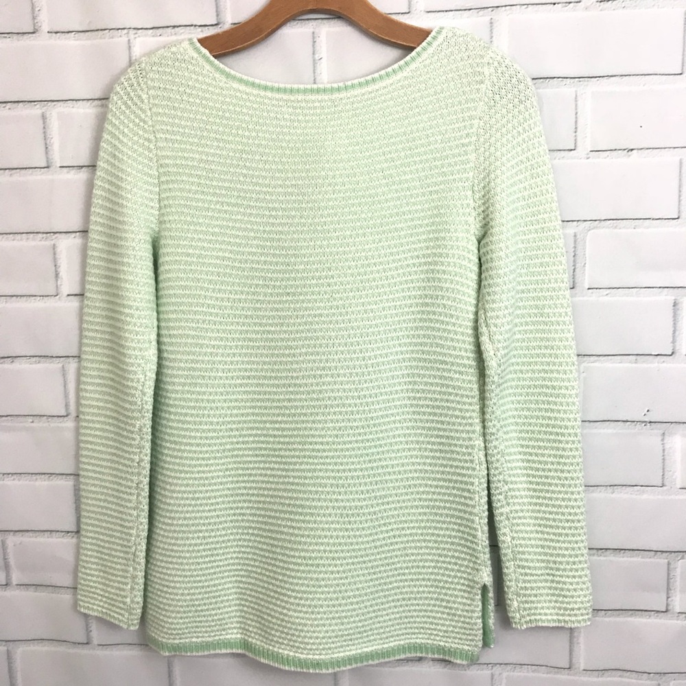 J Crew sweater merino wool XXS green mint light - Picture 8 of 8